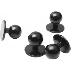 12pcs Black Chefs Stud Button / ﻿Round Movable Jacket Chef Button for Garment Accessories