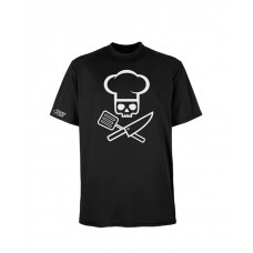 Custom skull-weapon chefs t-shirt