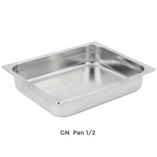 Stainless Steel GN Pan 1/2 Size Gastronorm Containers / Pans 100mm Depth