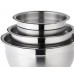 Stainless Steel Mixing Bowl Set of 3 High-Quality Kitchen Bowls, Suitable For Cooking Or Baking (20cm, 23.5cm, 26cm)