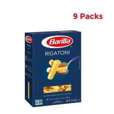 Barilla Plain Dried Rigatoni Pasta - 1 Carton  (9 Packs)