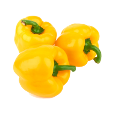 1kg Organic Yellow Bell Pepper Non Premium - Extremely Fresh