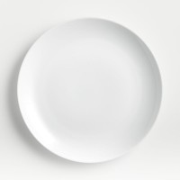 12 Pieces White Round Dinner Plate.