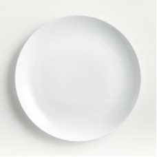 12 Pieces White Round Dinner Plate.