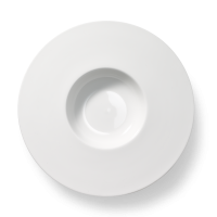 12 Pieces White Porcelain Pasta bowl