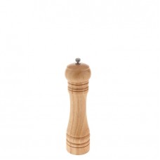 25cm Wooden Pepper Mill With  Adjustable Coarseness Fine to Coarse
