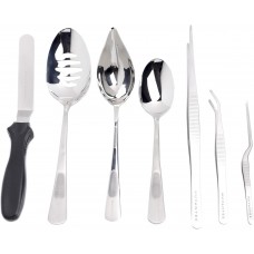 Professional Stainless Steel Chefs Plating Toolkit