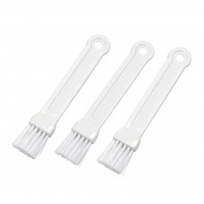 Set of Three White Pastry Brush, barbecue brush, basting brush