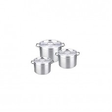 Golden King 3 Pieces Commercial Aluminum Cookware Set/ Aluminum Pots
