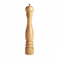 21cm Wooden Pepper Mill With  Adjustable Coarseness Fine to Coarse